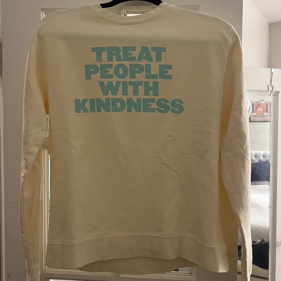 Cream colored Harry Styles Love on Tour TPWK sweatshirt - Picture 1 of 4